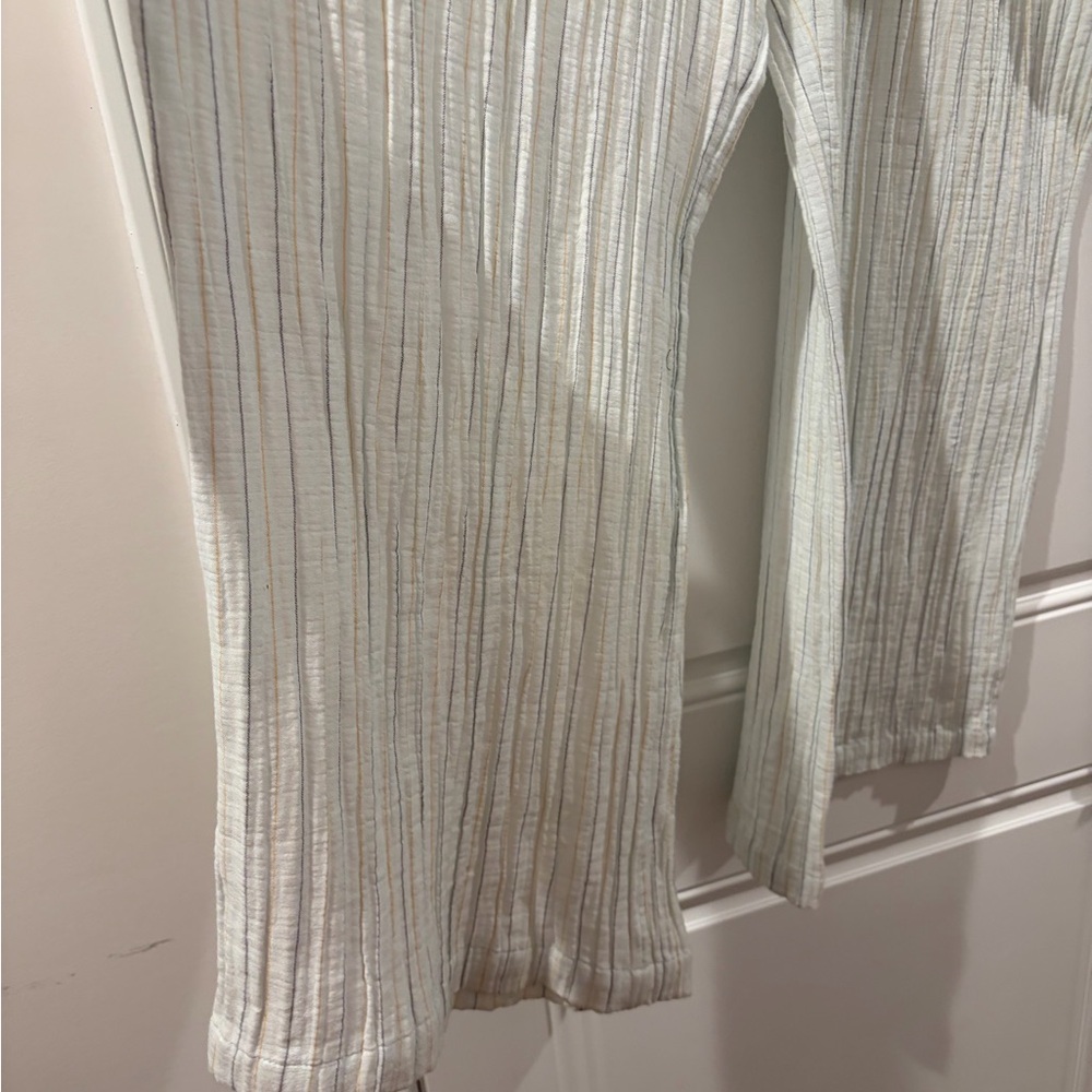 Wonderly wide leg gauze stripe pants for Women - Picture 3 of 6